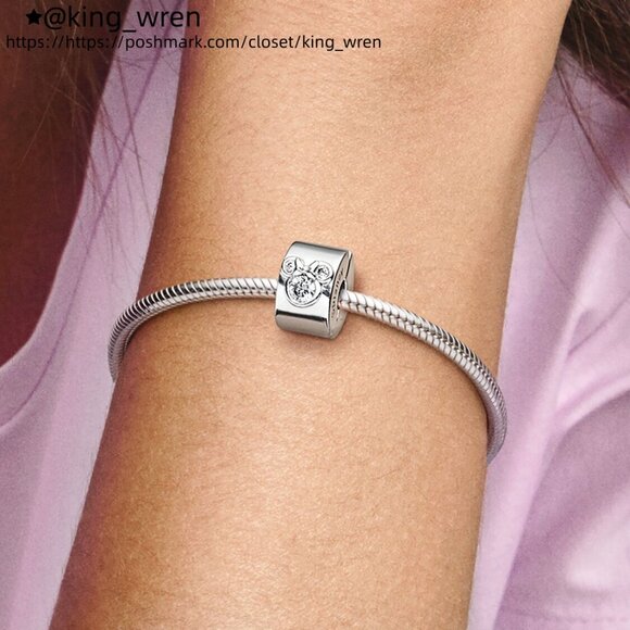 Pandora Disney Mickey Mouse & Minnie Mouse Clip Charm - Picture 3 of 3